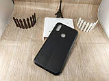 Чорний магнітний чохол-книжка для Xiaomi redmi Note 7 / Note 7 Pro / Note 7s з візитницею, фото 3