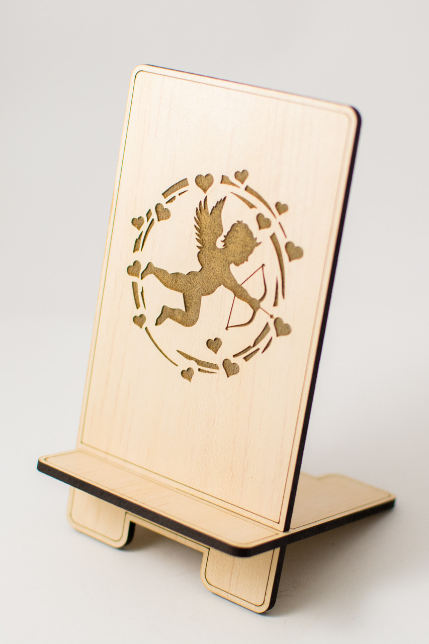 Купідон для телефона Підставки під телефон Аморе Любов Подарунок до дня всіх закоханих Любовний подарунок, фото 1