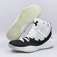 Кроссовки баскетбольные Under Armour размер 41-45 WHITE/BLACK белый-черный