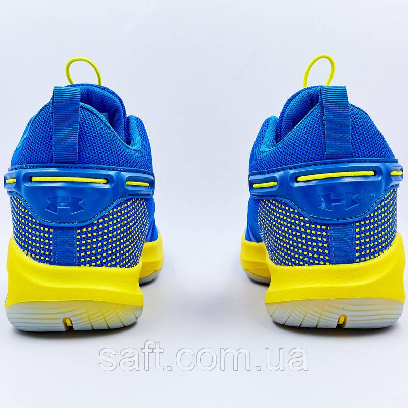 Кроссовки баскетбольные Under Armour размер 41-45 BLUE синий - фото 4 - id-p1059375028