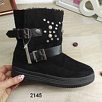 Стильні молодіжні зимові уггі, 37 розмір, 23,5 см, фото 4