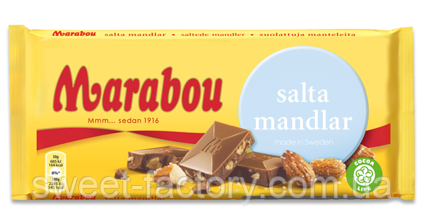 Шоколад Marabou Salted Mandel 220g