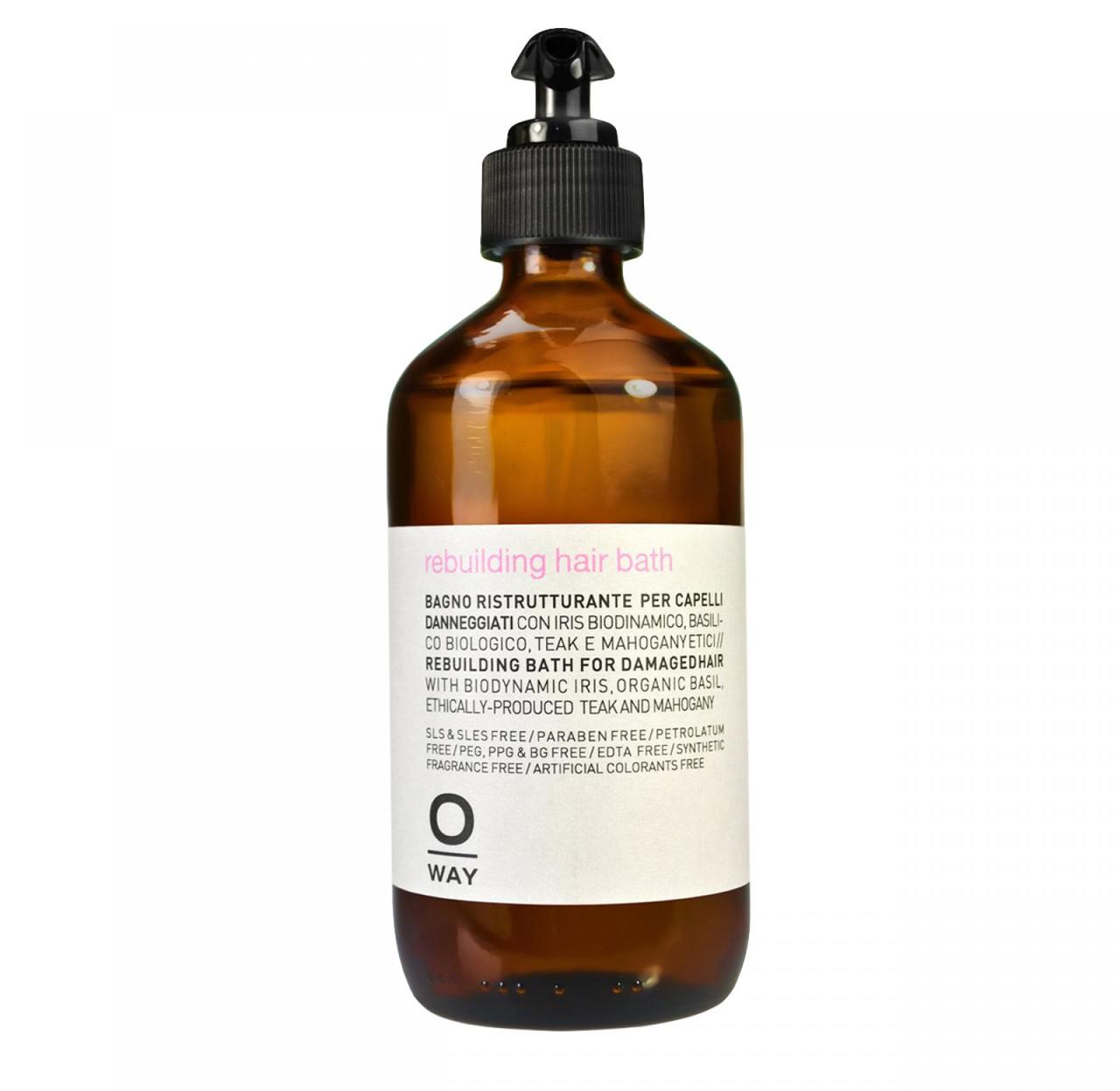 Rolland Oway Hair Care Rebuilding Hair Bath Шампунь для реконструкції волосся 240 мл