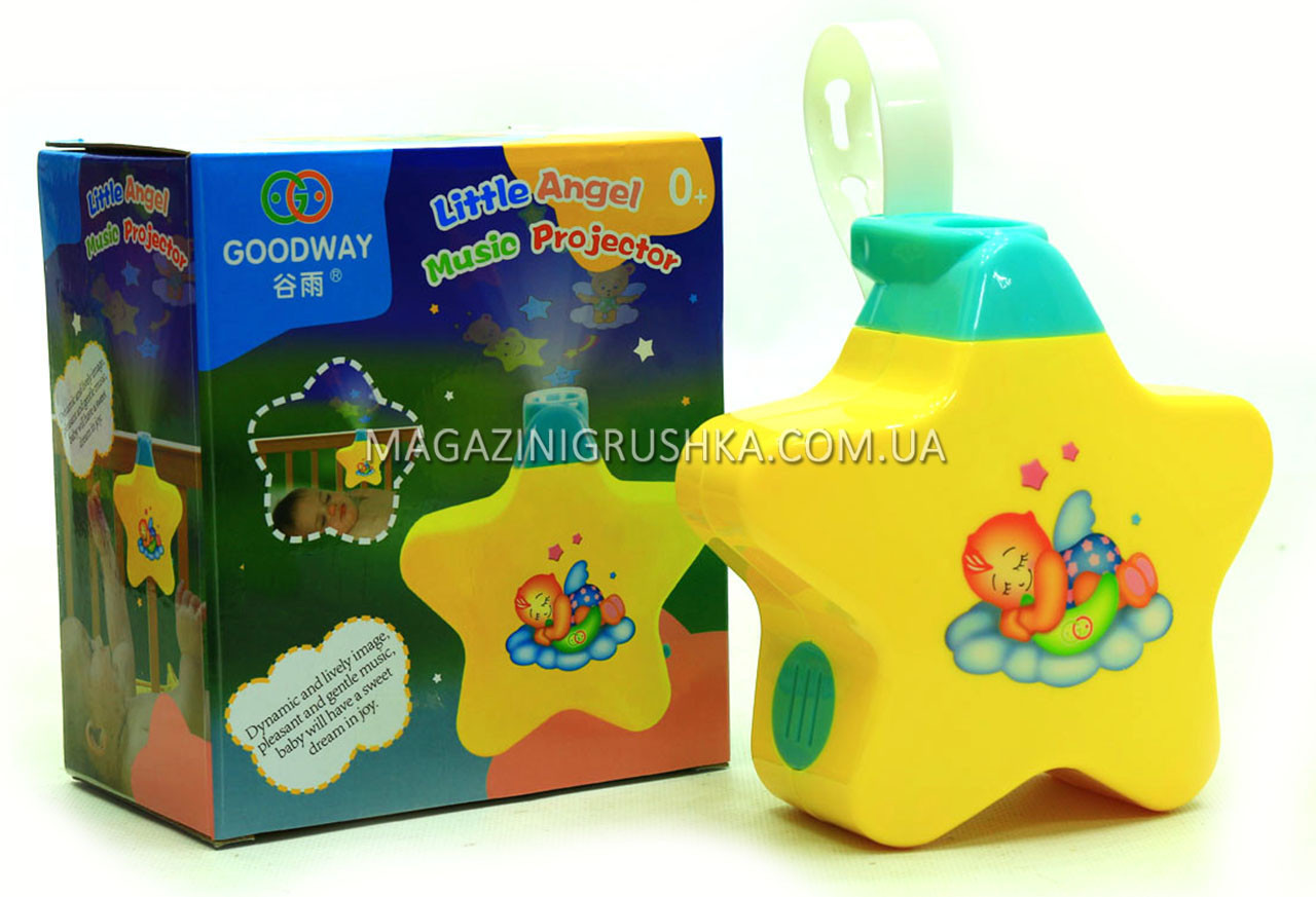 Проектор-музичний нічник зірочка Goodway 8661, фото 1