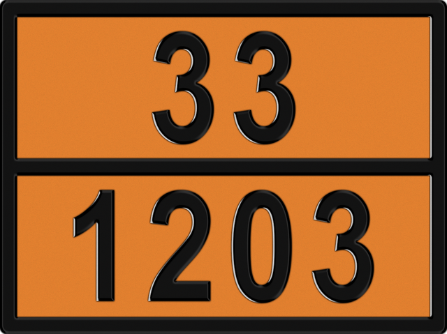 Інформаційна табличка ADR "Бензин 33-1203" Bicma, фото 1