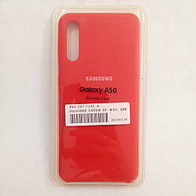 Чехол Samsung A50 Silicon Case Red