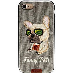 Чехол Remax Funny Pets iPhone 7, Grey