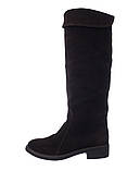 Ботфорти жіночі зимові коричневі натуральна замша Україна Injers — розмір 36 (23,4 см) (модель: Inj748-80Zbrown)