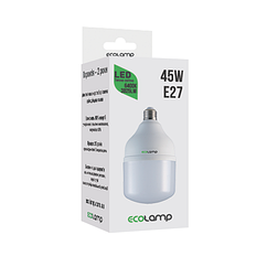 LED лампа 45Вт, E27, 6400K