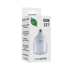 LED лампа 60Вт, E27, 6400K