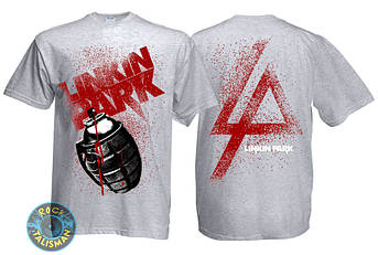 Футболка Linkin Park меланжева, фото 2