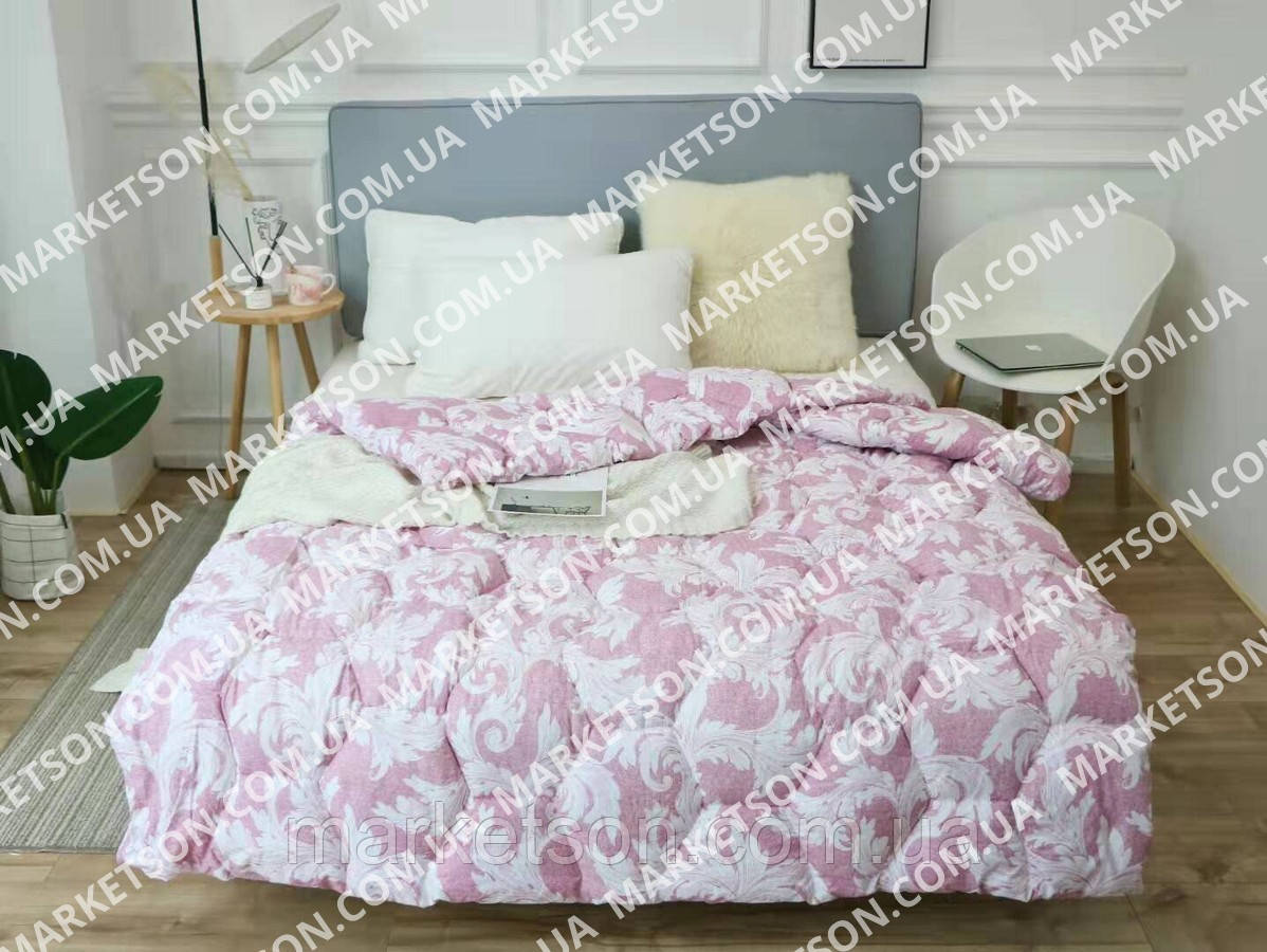 Зимова тепла подвійна ковдра. 175х210.Холофайбер.