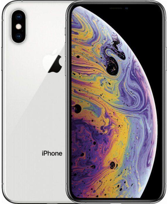 Смартфон Apple iPhone XS Max 64 GB Silver (MT512) (Відновлений)