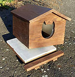 Будиночок для кота 30х40 см (утеплений), фото 5