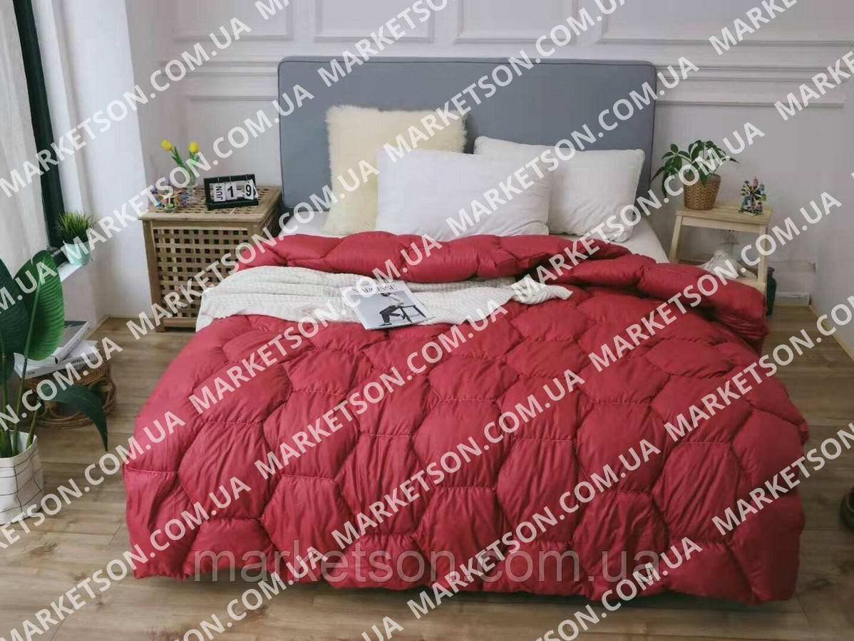 Зимова тепла ковдра 195х210. Холлофайбер.