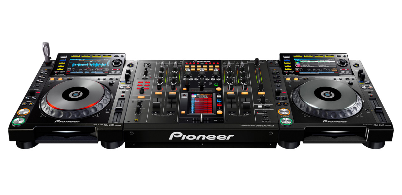 Оренда столу для DJ: Pioneer CDJ-2000 — 2 шт., мікшер Pioneer DJM-2000 — 1 шт.