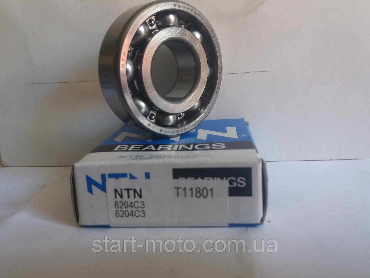 Підшипник колінвала 20*47*14 Yamaha 50/90cc AXIS APRIO BWS Minarelli Stels "NTN" Тайвань, фото 1