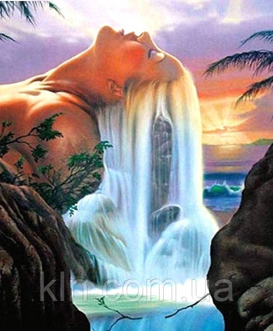 Алмазна вишивка на підрамнику Цариця водоспаду 30 х 40 см (арт. TN873), фото 1