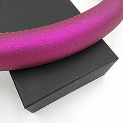 Чохол на кермо матовий з перламутром Фуксія