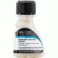 Маскирующая жидкость Winsor & Newton, Permanent Masking medium для постоянной маскировки, 75мл 2621767