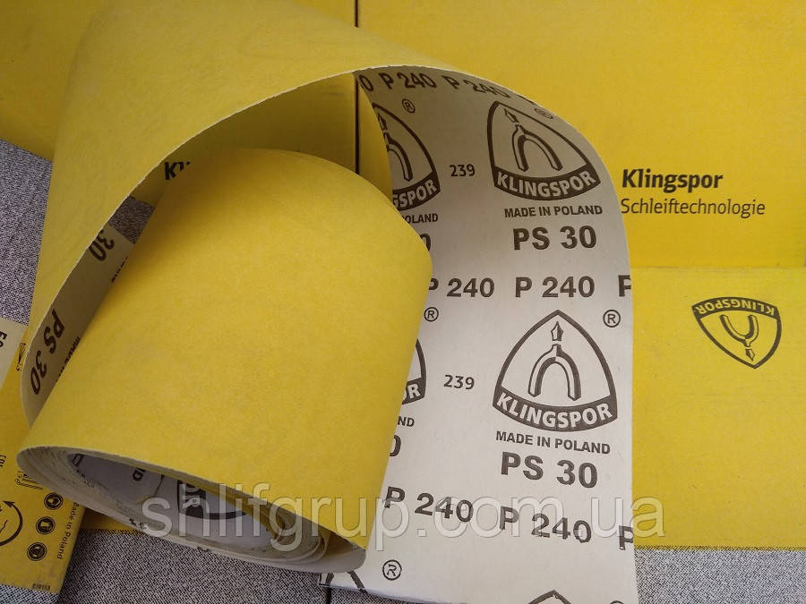 Полірувальна стрічка Klingspor зерно Р240