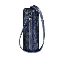 Шкіряна ключниця 3.0 тубус (синій)