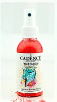 Фарба-спрей для тканини Скарлет Cadence Your Fashion Spray Fabric Paint, 100 мл