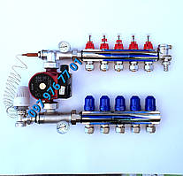 Колектор для теплої підлоги) 1"х 5 виходів