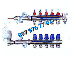 Колектор для теплої підлоги) 1"х 5 виходів