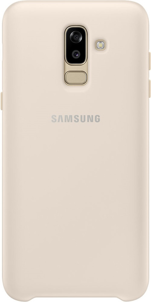 Чехол Samsung Dual Layer Cover Galaxy J8 2018 gold (EF-PJ810CFEGRU), фото 1