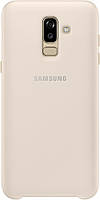 Чехол Samsung Dual Layer Cover Galaxy J8 2018 gold (EF-PJ810CFEGRU)