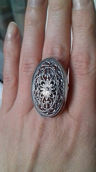 Срібне масивне кільце без каменів від Хартів, фото 1