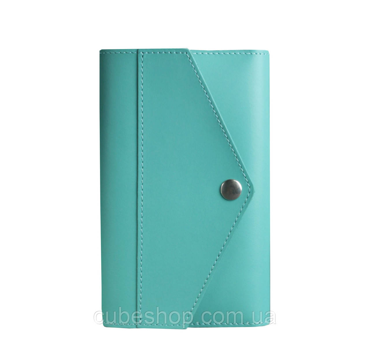 Софт-бук 2.0 "Тіффані" (шкіряний блокнот) бірюзовий, фото 1