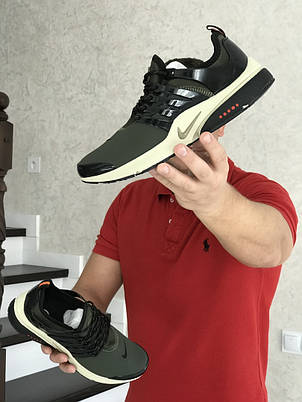 Чоловічі кросівки Nike air presto,темно зелені, фото 2