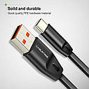 Кабель USB — USB type C для швидкого заряджання. Кабель 1 м. Cabletime, фото 4