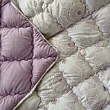 Ковдра полуторна на холофайбері "ODA" 155*210 см Тепла ковдра, наповнювач холофайбер. Стьобана ковдра ОДА, фото 5