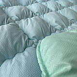 Ковдра полуторна на холофайбері "ODA" 155*210 см  Тепла ковдра, наповнювач холофайбер. Стьобана ковдра ОДА, фото 3