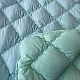 Ковдра полуторна на холофайбері "ODA" 155*210 см  Тепла ковдра, наповнювач холофайбер. Стьобана ковдра ОДА, фото 4