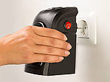 Портативний міні обігрівач 400Вт Handy Heater Чорний + пульт, фото 3