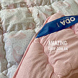 Ковдра двоспальна на холофайбері "ODA" 175*210 см Тепла ковдра, наповнювач холофайбер., фото 4