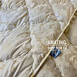 Ковдра полуторна на холофайбері "ODA" 155*210 см Тепла ковдра, наповнювач холофайбер. Стьобана ковдра ОДА, фото 3