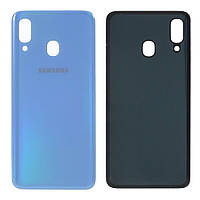 Задняя панель корпуса (крышка аккумулятора) для Samsung Galaxy A40 A405 Голубой