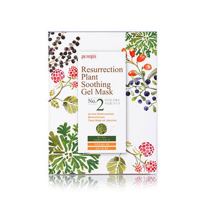 Уцінка! Зволожуюча маска для обличчя PETITFEE Resurrection Plant Soothing Gel Mask (до 25.08.2025)