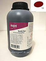 Фарба для замші та нубука Suede Dye Kaps 500 ml, кол. червоний (112)
