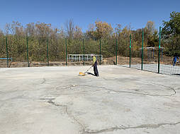 Укладка резинового покрытия Харьковская обл. с. Мелиховка 1