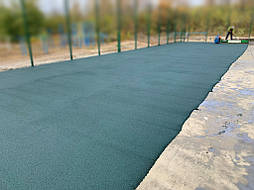 Укладка резинового покрытия Харьковская обл. с. Мелиховка 6