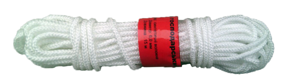 Шнур господарський 6,0мм*15м