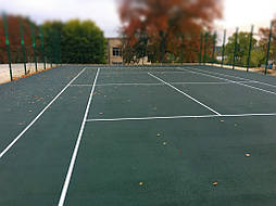 Укладка резинового покрытия Харьковская обл. с. Мелиховка 8