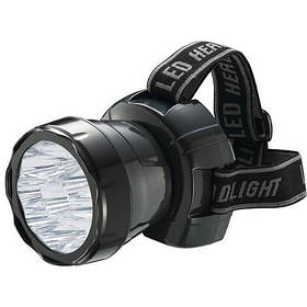 Ліхтар налобний світлодіодний Horoz "BECKHAM-4" чорний