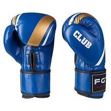Боксерські рукавички CLUB FGT синій FCLUB-2